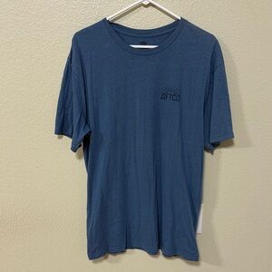 AFTCO Men's Blue Short Sleeve Tee